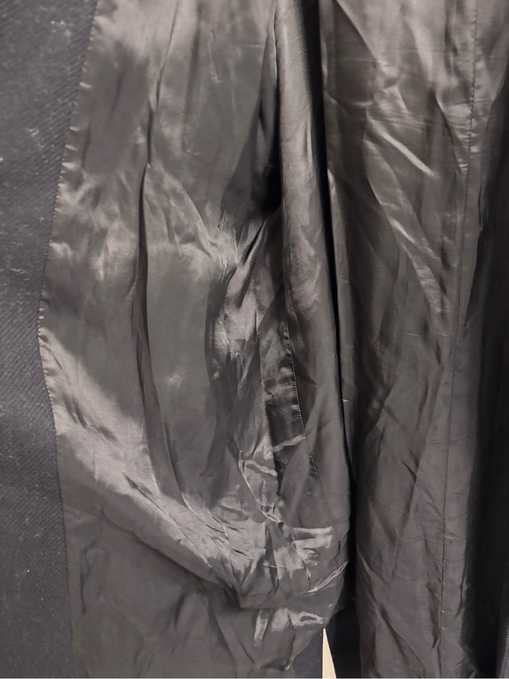 Zara Black Women’s Long Trench Coat - Picture 4 of 6